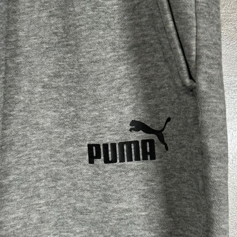 Puma Mens Essentials Heather Grey Fleece Jogger Sweatpants XL 851753-03